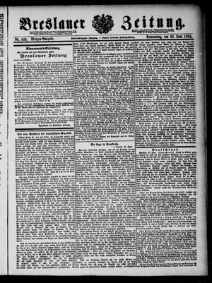 Breslauer Zeitung on Jun 28, 1894