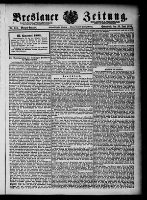 Breslauer Zeitung vom 30.06.1894