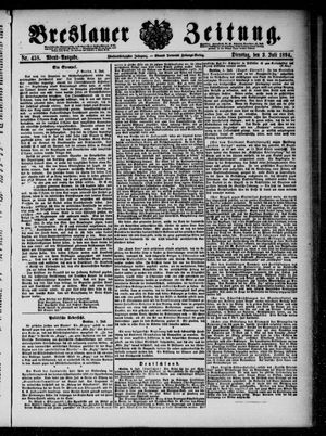 Breslauer Zeitung on Jul 3, 1894