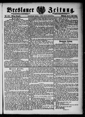 Breslauer Zeitung vom 11.07.1894