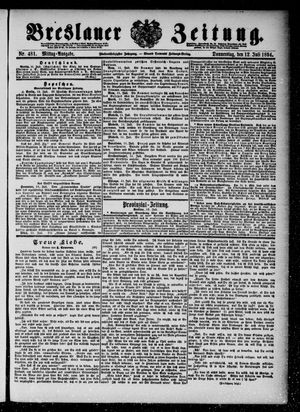 Breslauer Zeitung vom 12.07.1894