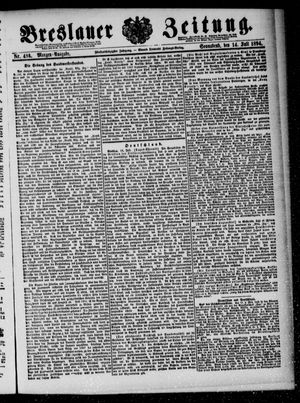 Breslauer Zeitung vom 14.07.1894