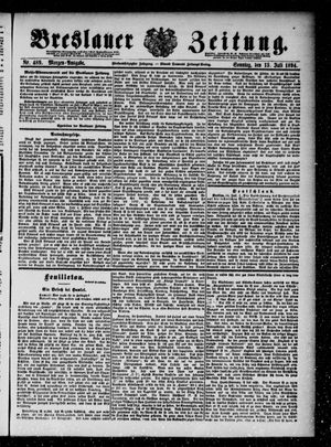Breslauer Zeitung vom 15.07.1894