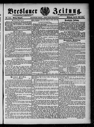 Breslauer Zeitung vom 25.07.1894