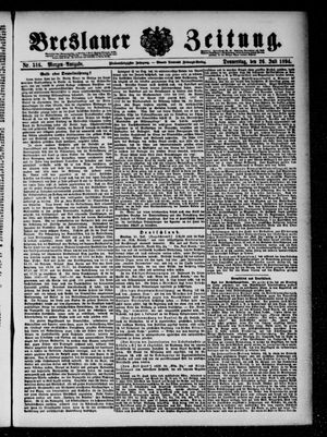 Breslauer Zeitung vom 26.07.1894