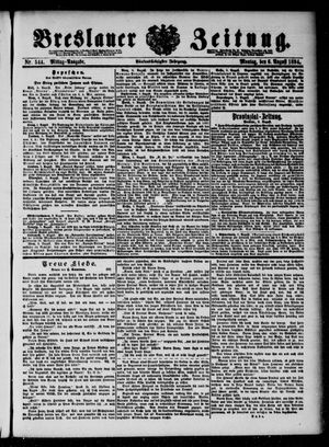 Breslauer Zeitung vom 06.08.1894
