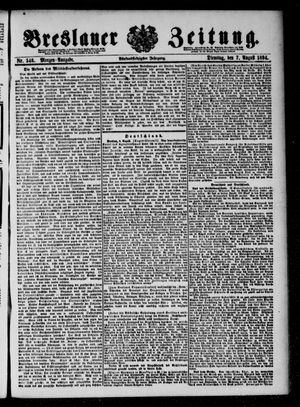 Breslauer Zeitung vom 07.08.1894