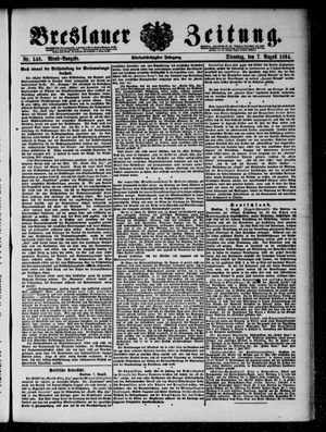 Breslauer Zeitung vom 07.08.1894