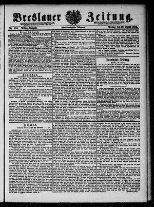 Breslauer Zeitung vom 20.08.1894