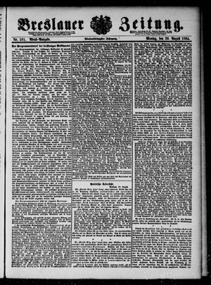 Breslauer Zeitung vom 20.08.1894