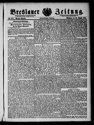 Breslauer Zeitung vom 22.08.1894