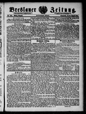 Breslauer Zeitung vom 25.08.1894