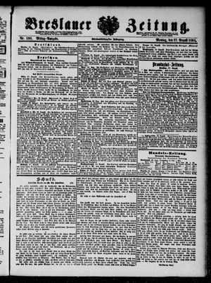 Breslauer Zeitung vom 27.08.1894