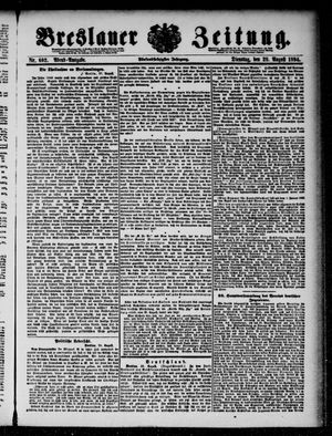 Breslauer Zeitung vom 28.08.1894