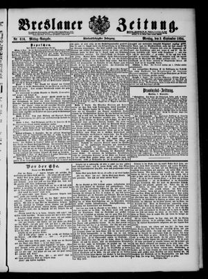 Breslauer Zeitung vom 03.09.1894