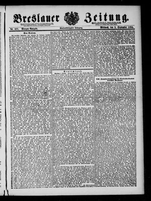 Breslauer Zeitung vom 05.09.1894