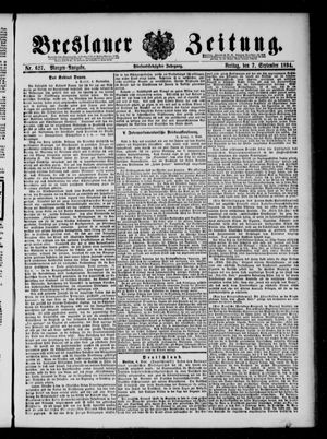 Breslauer Zeitung vom 07.09.1894