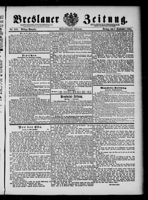 Breslauer Zeitung vom 07.09.1894