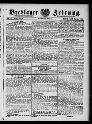 Breslauer Zeitung vom 12.09.1894