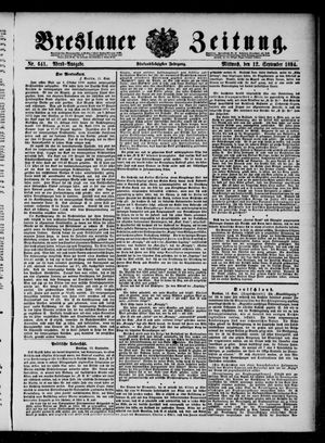 Breslauer Zeitung vom 12.09.1894