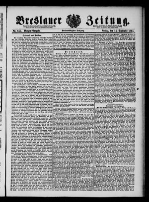 Breslauer Zeitung vom 14.09.1894
