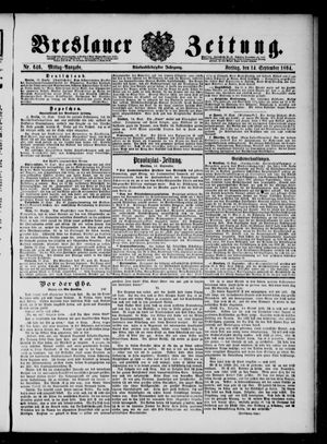 Breslauer Zeitung vom 14.09.1894