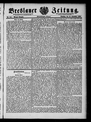 Breslauer Zeitung vom 16.09.1894