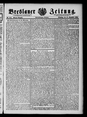 Breslauer Zeitung vom 18.09.1894