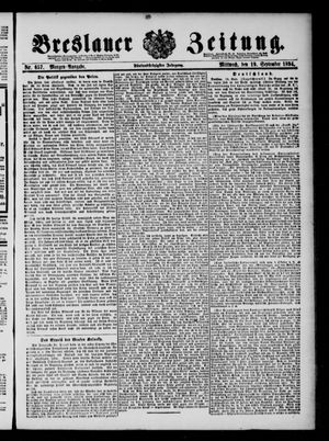 Breslauer Zeitung vom 19.09.1894