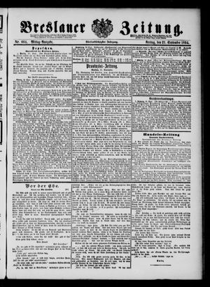 Breslauer Zeitung vom 21.09.1894