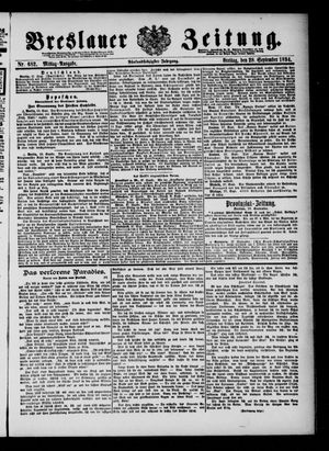 Breslauer Zeitung vom 28.09.1894