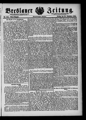 Breslauer Zeitung vom 28.09.1894