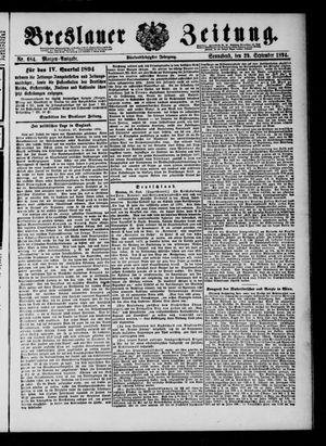 Breslauer Zeitung vom 29.09.1894