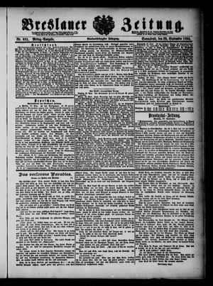 Breslauer Zeitung vom 29.09.1894