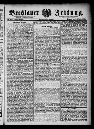 Breslauer Zeitung vom 01.10.1894