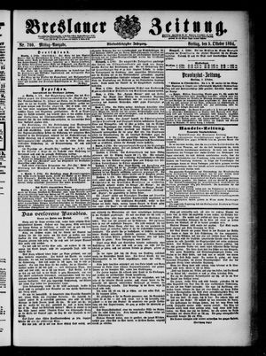 Breslauer Zeitung vom 05.10.1894