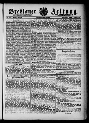 Breslauer Zeitung vom 06.10.1894