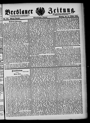 Breslauer Zeitung vom 14.10.1894