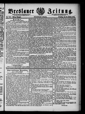 Breslauer Zeitung vom 16.10.1894