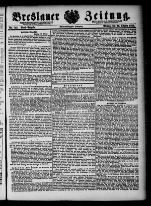Breslauer Zeitung on Oct 22, 1894