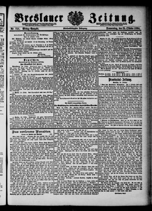 Breslauer Zeitung vom 25.10.1894