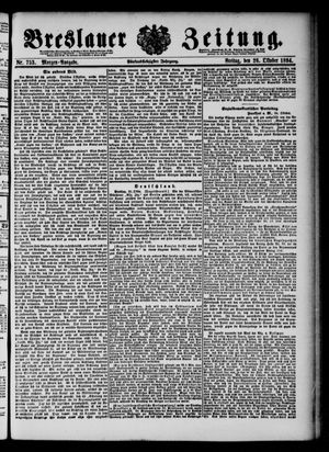 Breslauer Zeitung vom 26.10.1894