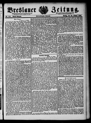Breslauer Zeitung vom 26.10.1894