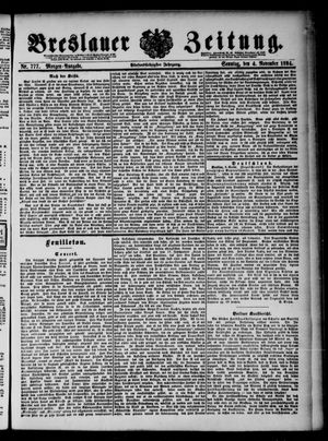 Breslauer Zeitung vom 04.11.1894