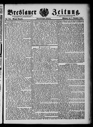 Breslauer Zeitung vom 07.11.1894
