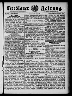 Breslauer Zeitung vom 08.11.1894