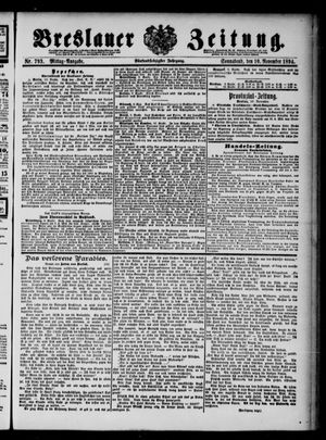 Breslauer Zeitung vom 10.11.1894