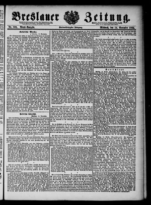 Breslauer Zeitung vom 14.11.1894