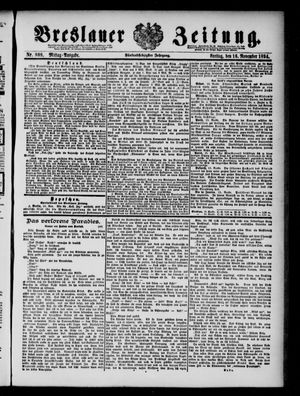 Breslauer Zeitung vom 16.11.1894