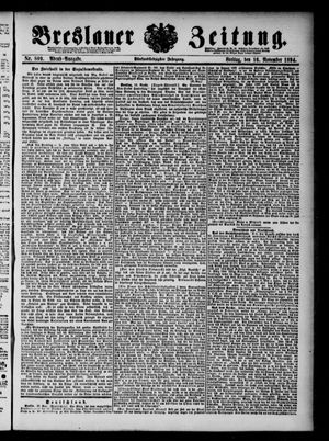 Breslauer Zeitung vom 16.11.1894